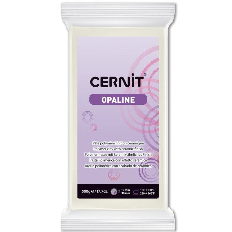 Cernit Polymer Clay Opaline 500g (17.7oz) - White