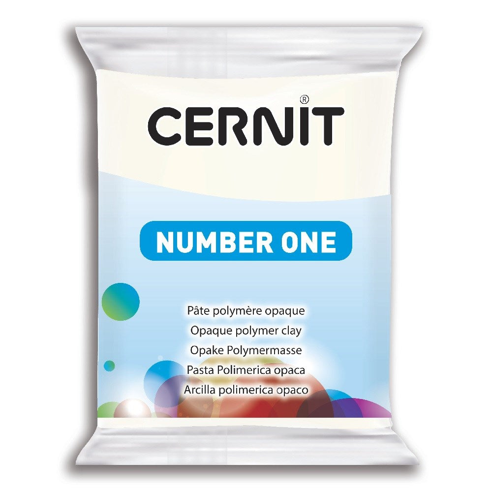 Cernit Polymer Clay Number One 56g (2oz) - Opaque White