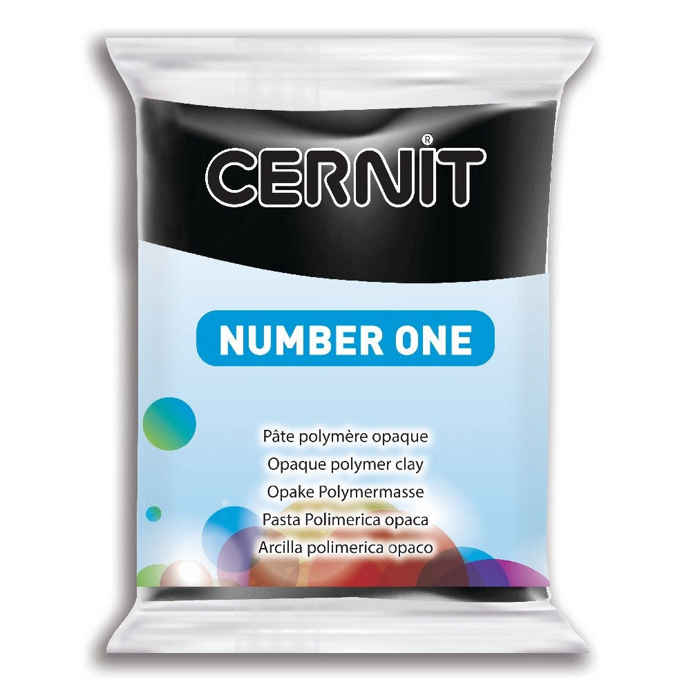 Cernit Polymer Clay Number One 56g (2oz) - Black