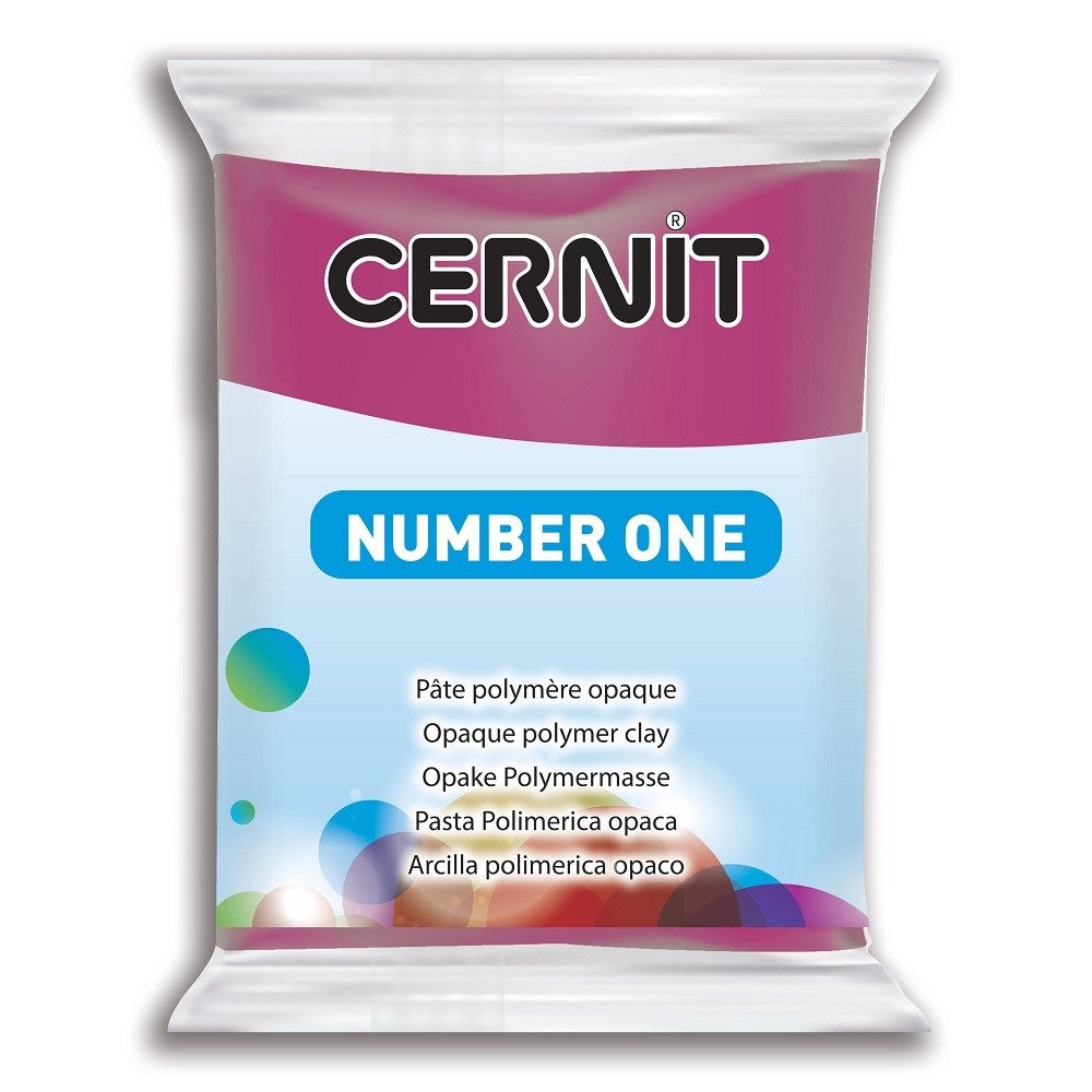 Cernit Polymer Clay Number One 56g (2oz) - Wine Red