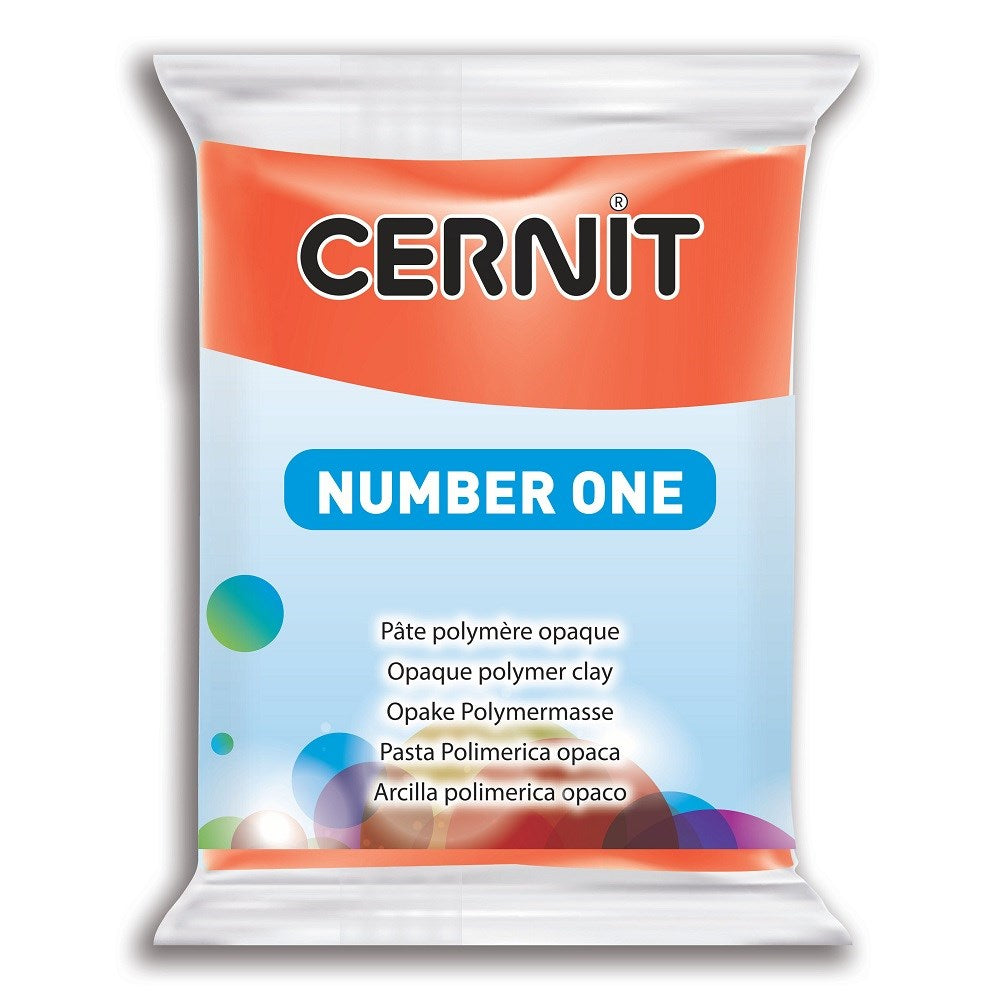 Cernit Polymer Clay Number One 56g (2oz) - Poppy Red