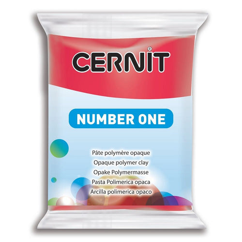 Cernit Polymer Clay Number One 56g (2oz) - X-Mas Red
