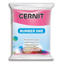 Load image into Gallery viewer, Cernit Polymer Clay Number One 56g (2oz) - Raspberry
