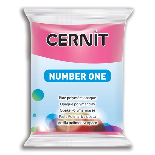 Cernit Polymer Clay Number One 56g (2oz) - Raspberry