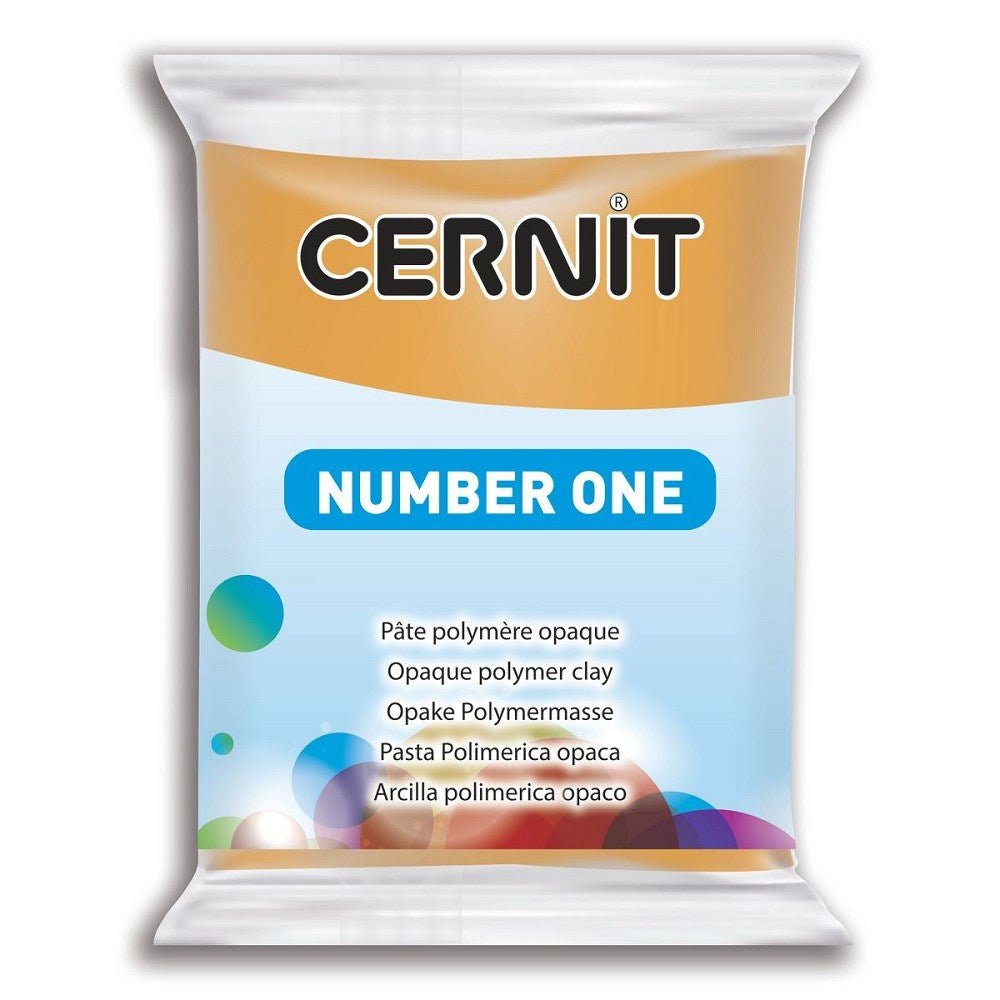 Cernit Polymer Clay Number One 56g (2oz) - Ocre Yellow