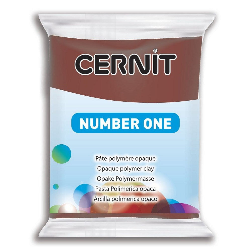 Cernit Polymer Clay Number One 56g (2oz) - Brown