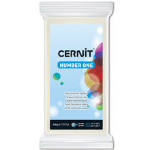 Load image into Gallery viewer, Cernit Polymer Clay Number One 500g (17.7oz) - Opaque White