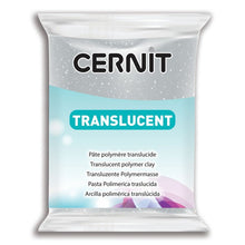 Load image into Gallery viewer, Cernit Polymer Clay Translucent 56g (2oz) - Silver Glitter