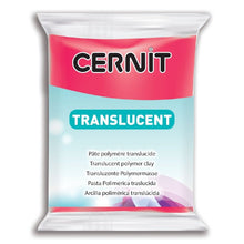 Load image into Gallery viewer, Cernit Polymer Clay Translucent 56g (2oz) - Ruby Red