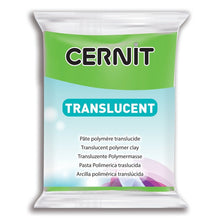 Load image into Gallery viewer, Cernit Polymer Clay Translucent 56g (2oz) - Lime Green