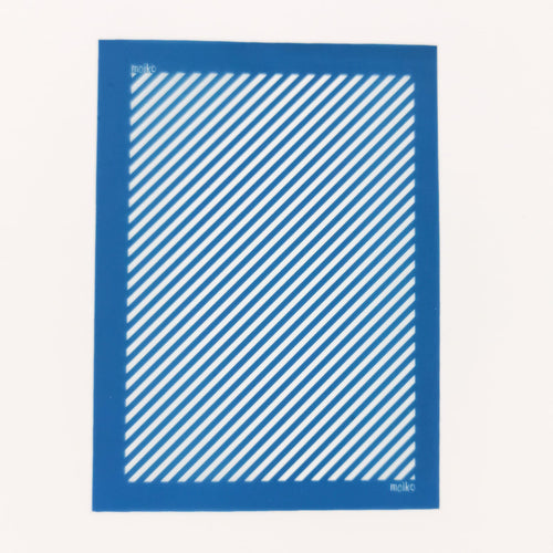Moiko Silk Screen - Diagonal Stripes