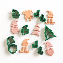 Load image into Gallery viewer, Elf Christmas Polymer Clay Cutter