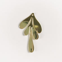Load image into Gallery viewer, 18K Gold Plated - Leafy Drop Charm - 10 pieces