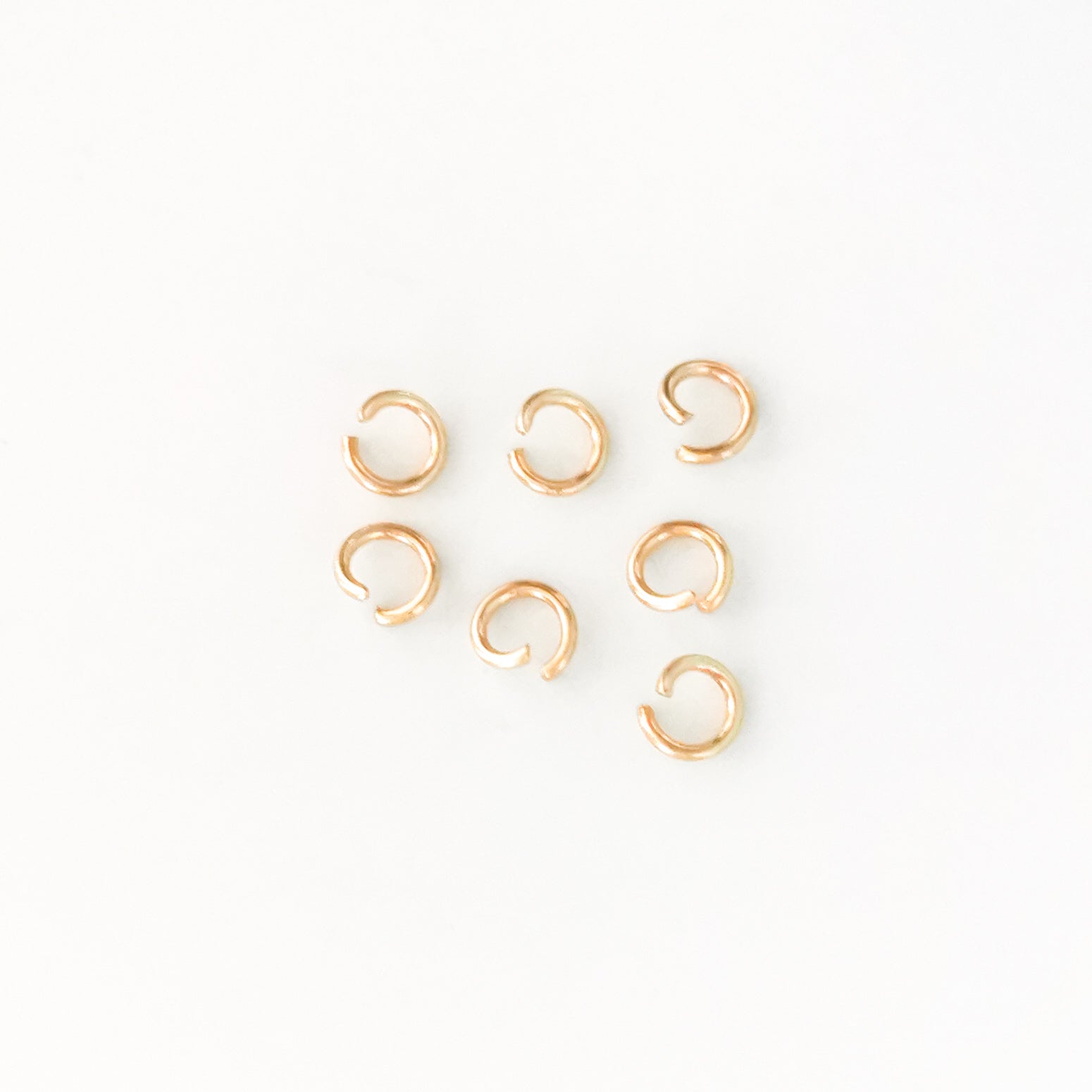 8mm Gold Stainless Steel Jump Rings - 100 pieces