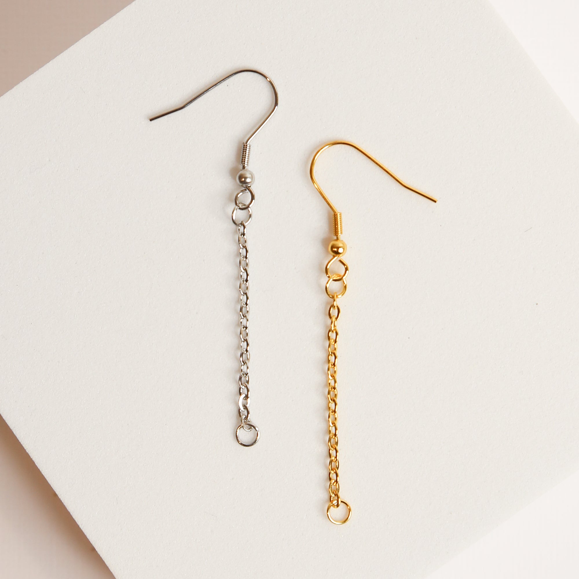 Earring Chain Drop with Hooks - 10 pieces