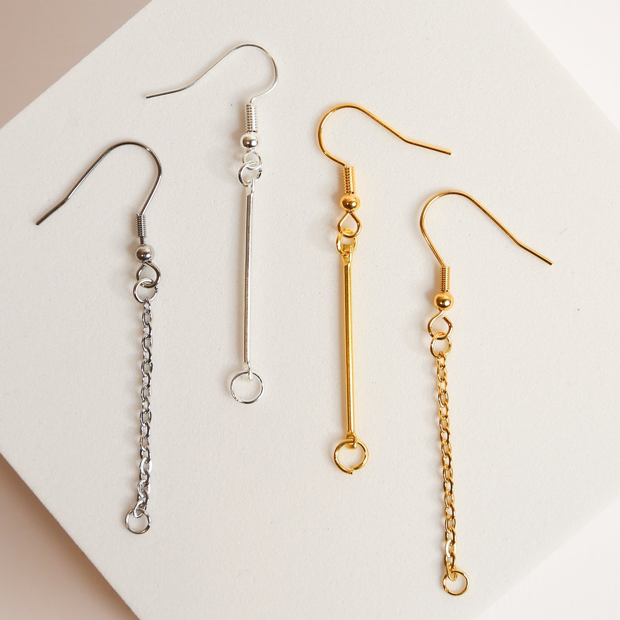 Earring Stick Drop with Hooks - 10 pieces