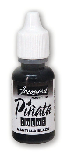 Jacquard Pinata Alcohol Ink 14ml (1/2oz) - Mantilla Black