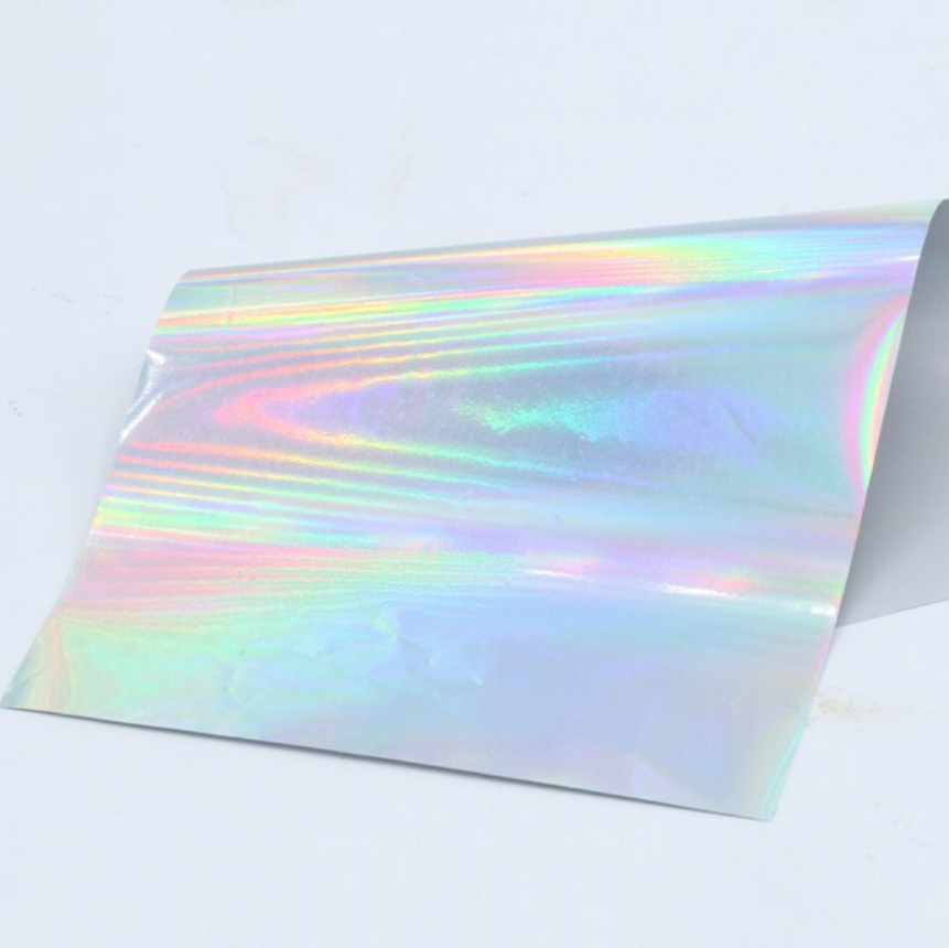Silver Hologram - Rainbow Foil