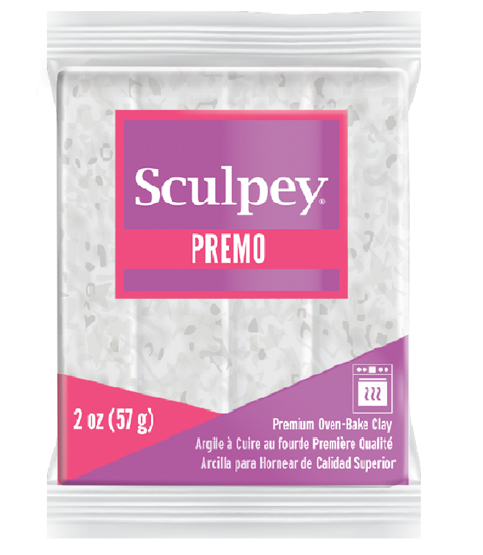 Premo Sculpey 57g - White Granite