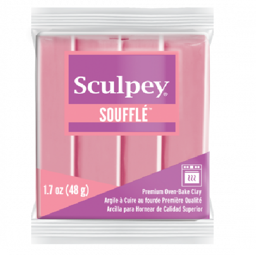 Sculpey Soufflé Polymer Clay 48g (1.7oz) - French Pink