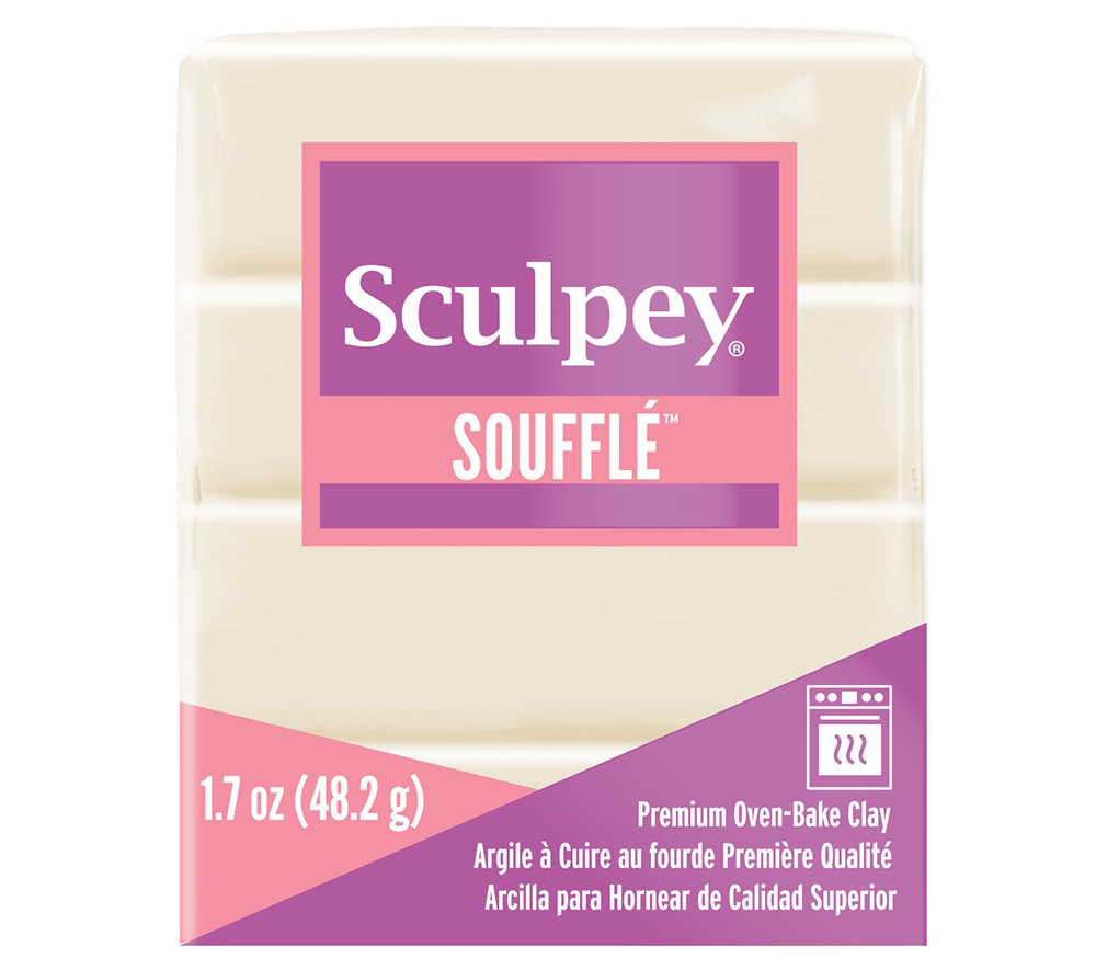 Sculpey Soufflé Polymer Clay 48g (1.7oz) - Ivory